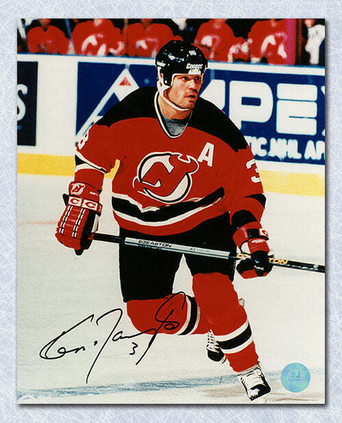 Ken Daneyko New Jersey Devils Autographed Skating 8x10 Photo Image 1