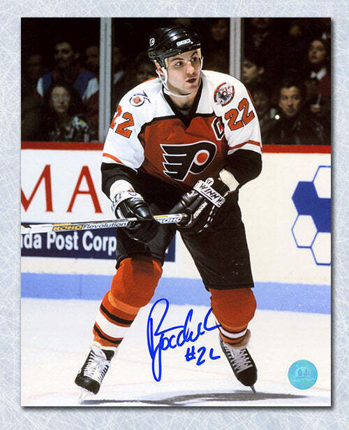 Rick Tocchet Philadelphia Flyers Autographed Captain 8x10 Photo Image 1