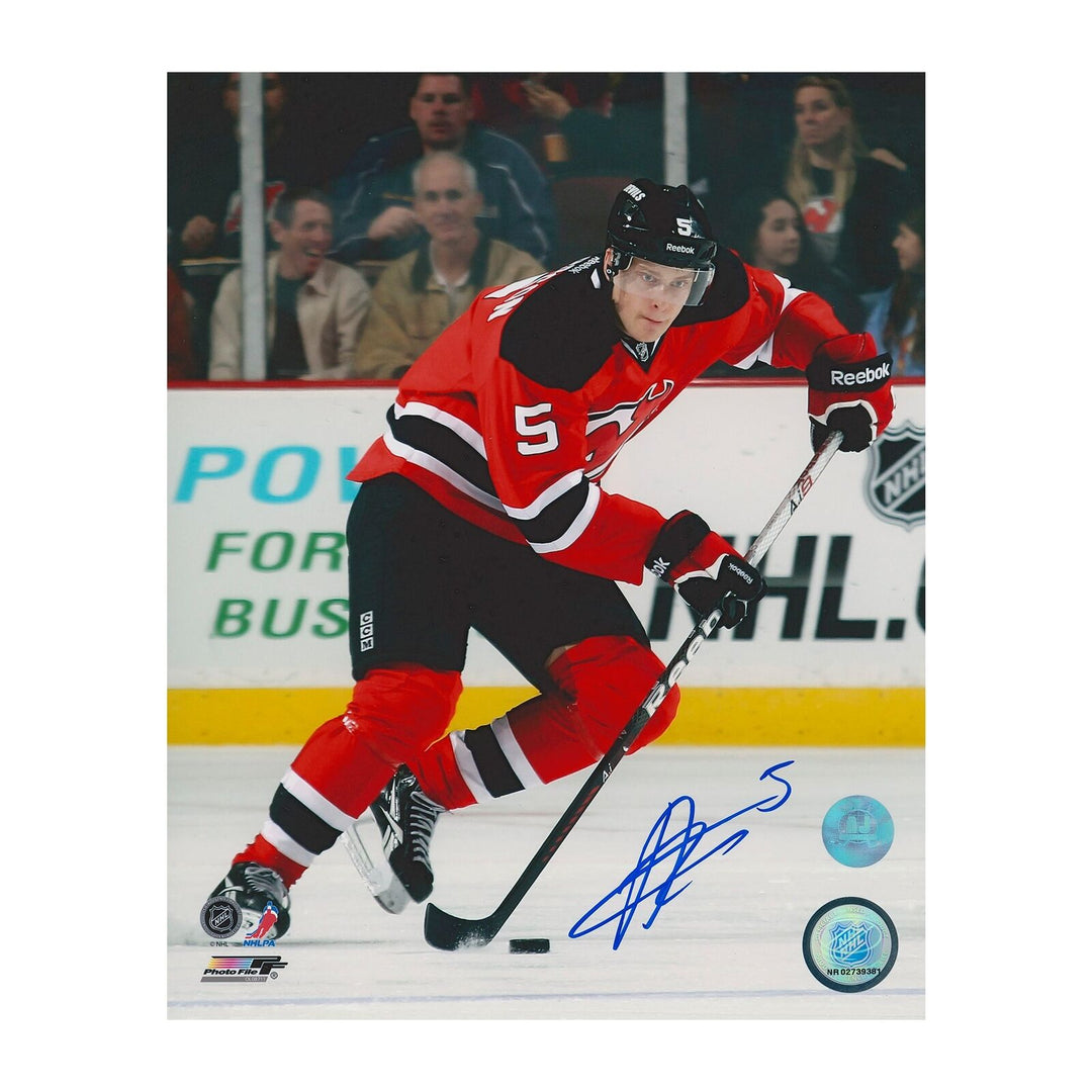 Adam Larsson New Jersey Devils Autographed 8x10 Photo Image 1