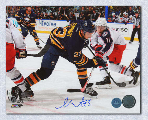 Sam Reinhart Buffalo Sabres Autographed First NHL Game 8x10 Photo Image 1