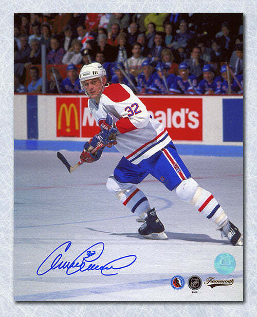 Claude Lemieux Montreal Canadiens Autographed Hockey 8x10 Photo Image 1