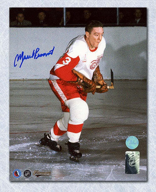Marcel Pronovost Detroit Red Wings Signed Hockey 8x10 Photo Image 1