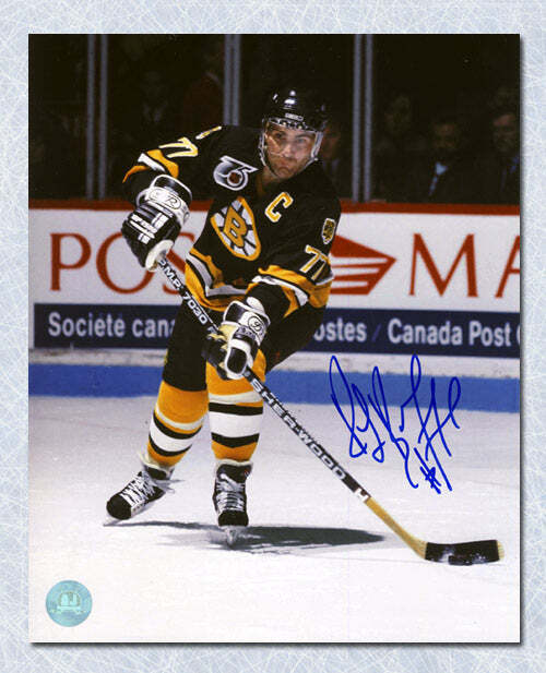 Ray Bourque Boston Bruins Autographed Passing 8x10 Photo Image 1
