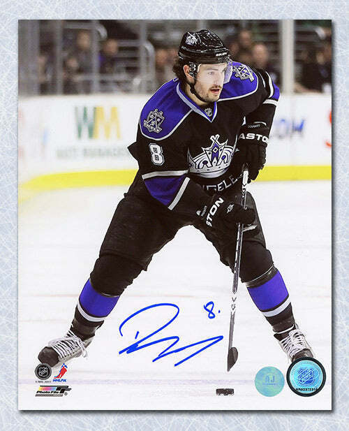 Drew Doughty Los Angeles Kings Signed Skating 8x10 Photo Image 1