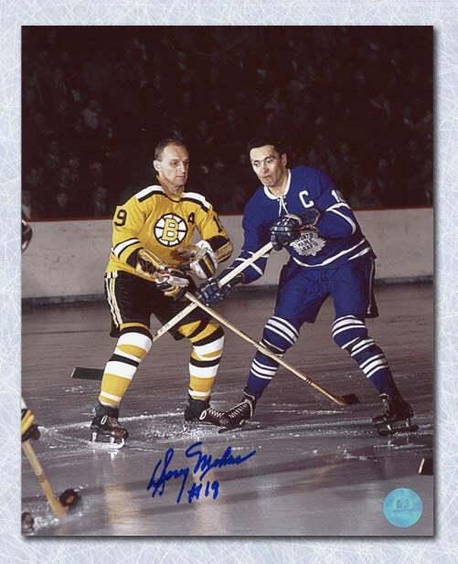 Doug Mohns Boston Bruins Autographed 8x10 Photo Image 1