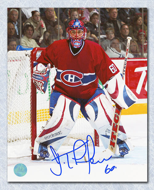 Jose Theodore Montreal Canadiens Autographed Goalie 8x10 Photo Image 1