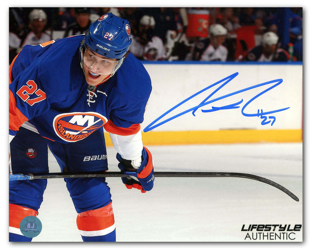 Anders Lee New York Islanders Signed Close-Up 8x10 Photo Image 1