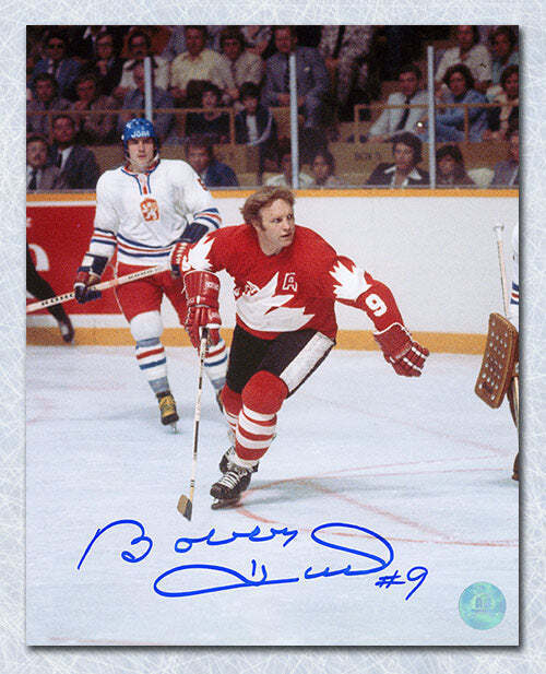 Bobby Hull Team Canada Autographed 1976 Canada Cup 8x10 Photo Image 1