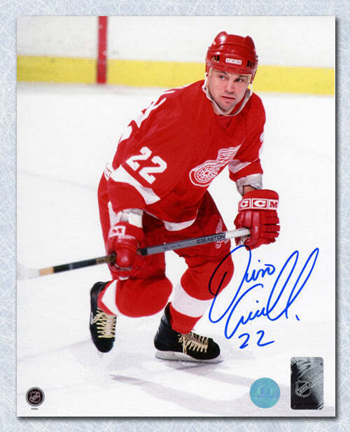 Dino Ciccarelli Detroit Red Wings Autographed Hockey 8x10 Photo Image 1