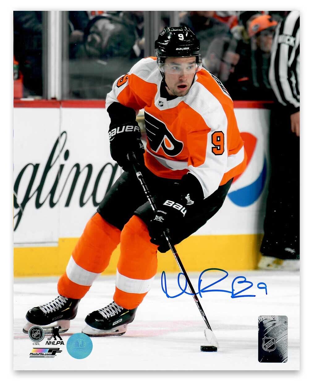 Ivan Provorov Philadelphia Flyers Autographed Hockey 8x10 Photo Image 1