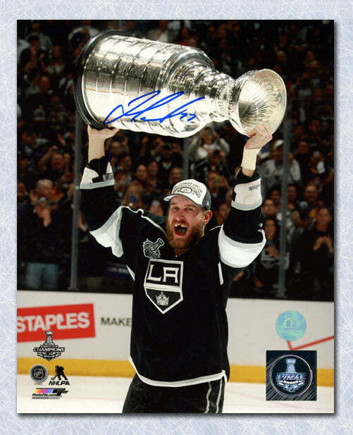 Jeff Carter Los Angeles Kings Autographed 2014 Stanley Cup 8x10 Photo Image 1