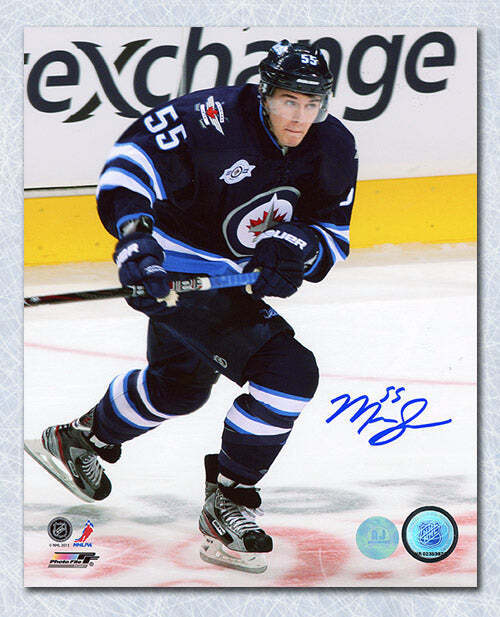 Mark Scheifele Winnipeg Jets Autographed 1st NHL Game 8x10 Photo Image 1
