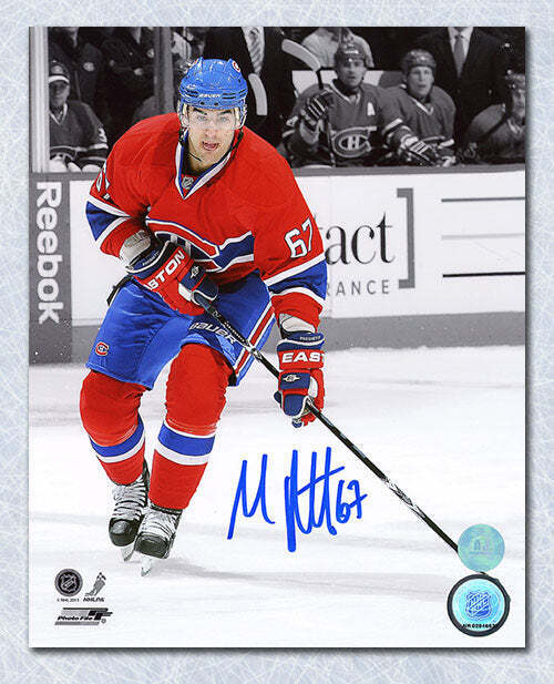 Max Pacioretty Montreal Canadiens Autographed Spotlight 8x10 Photo Image 1