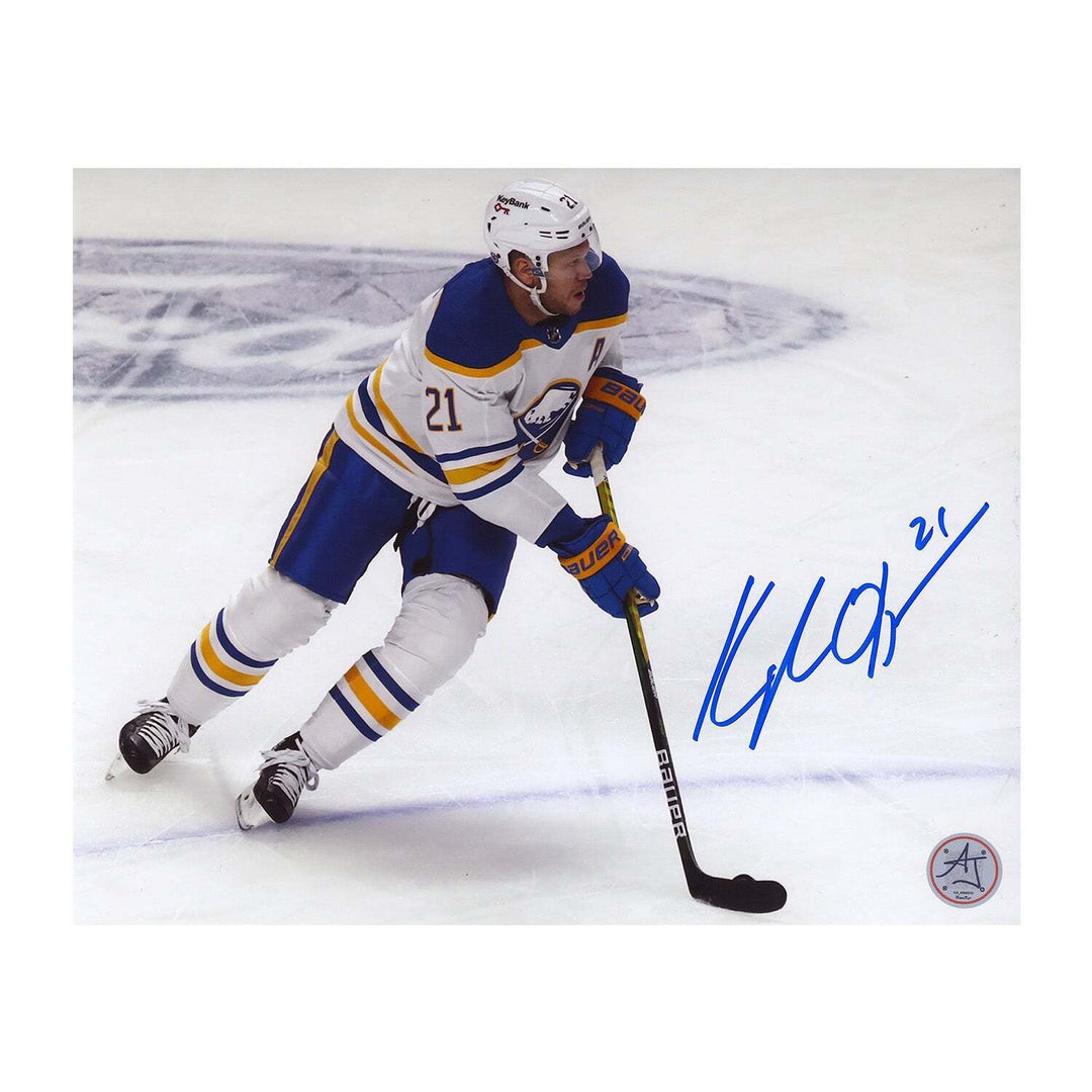 Kyle Okposo Autographed Buffalo Sabres Hockey 8x10 Photo Image 1