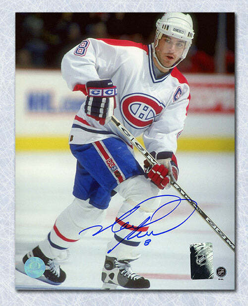 Mark Recchi Montreal Canadiens Autographed Captain 8x10 Photo Image 1