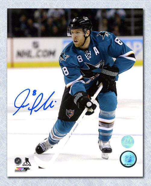 Joe Pavelski San Jose Sharks Autographed Hockey 8x10 Photo Image 1