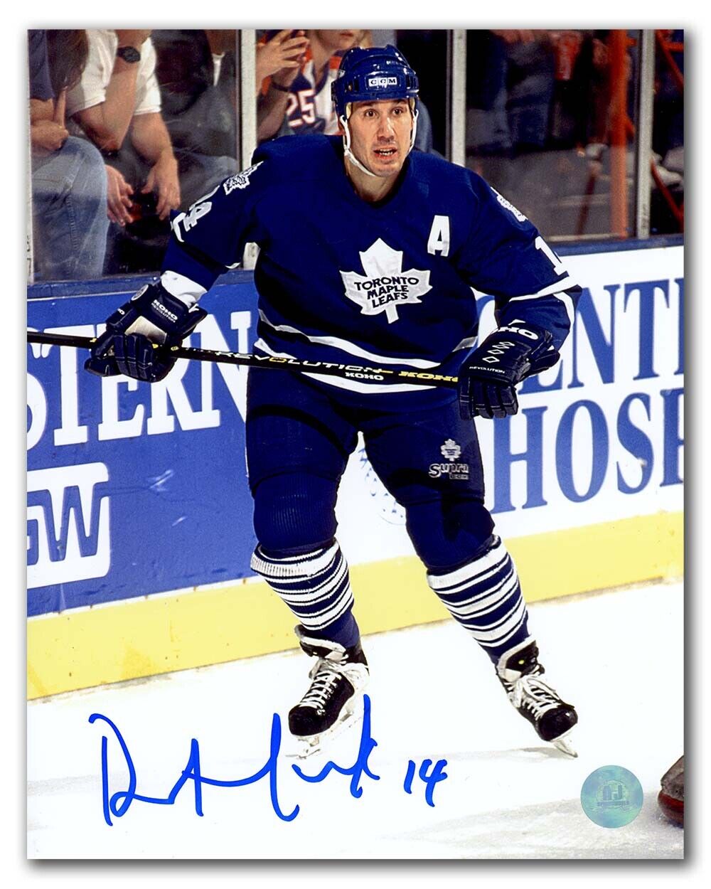 Dave Andreychuk Toronto Maple Leafs Autographed Hockey 8x10 Photo Image 1
