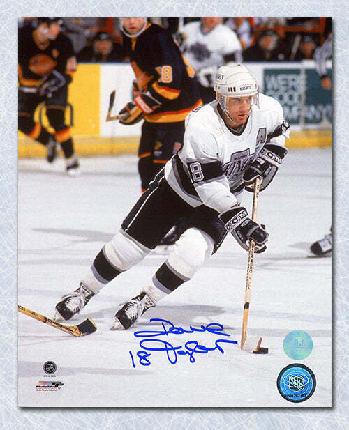 Dave Taylor Los Angeles Kings Autographed Playmaker 8x10 Photo Image 1