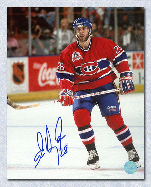 Eric Desjardins Montreal Canadiens Autographed 8x10 Photo Image 1