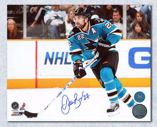 Dan Boyle San Jose Sharks Signed Hockey 8x10 Photo Image 1
