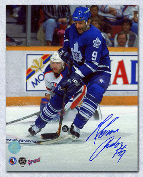 Glenn Anderson Toronto Maple Leafs Autographed Action 8x10 Photo Image 1