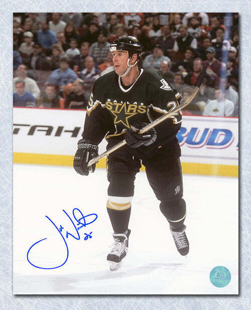 Joe Nieuwendyk Dallas Stars Autographed Hockey 8x10 Photo Image 1