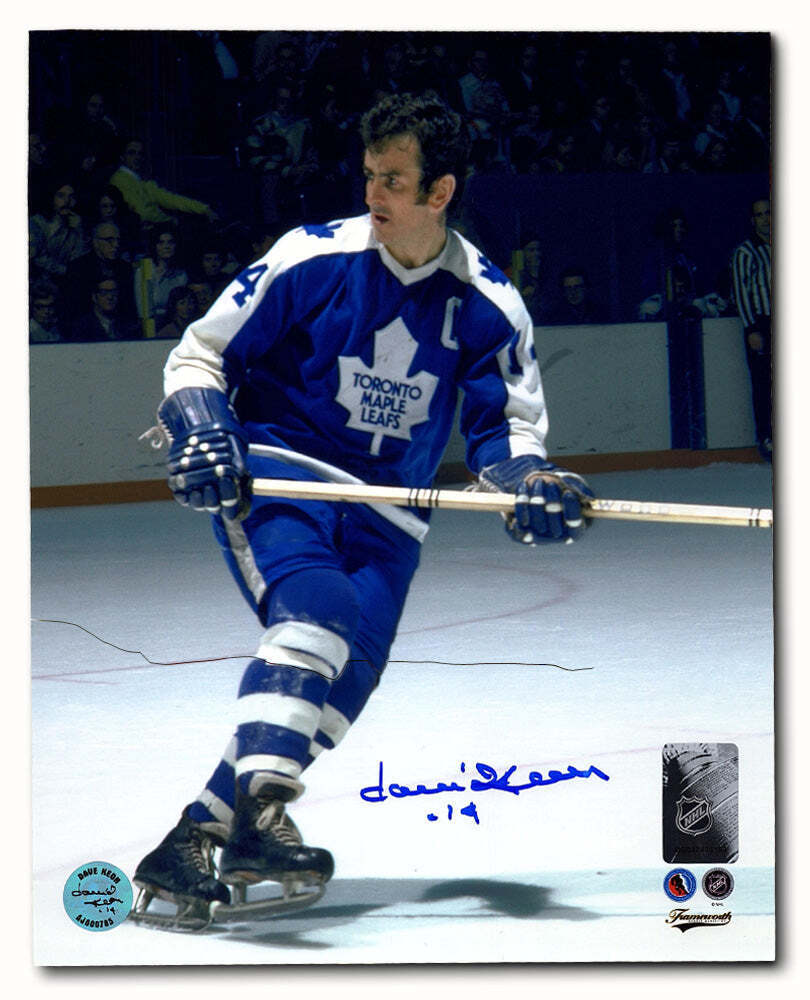 Dave Keon Toronto Maple Leafs Autographed NHL Hockey 8x10 Photo Image 1