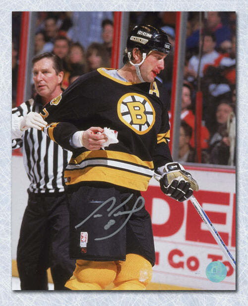 Cam Neely Boston Bruins Autographed Bloody Warrior 8x10 Photo Image 1