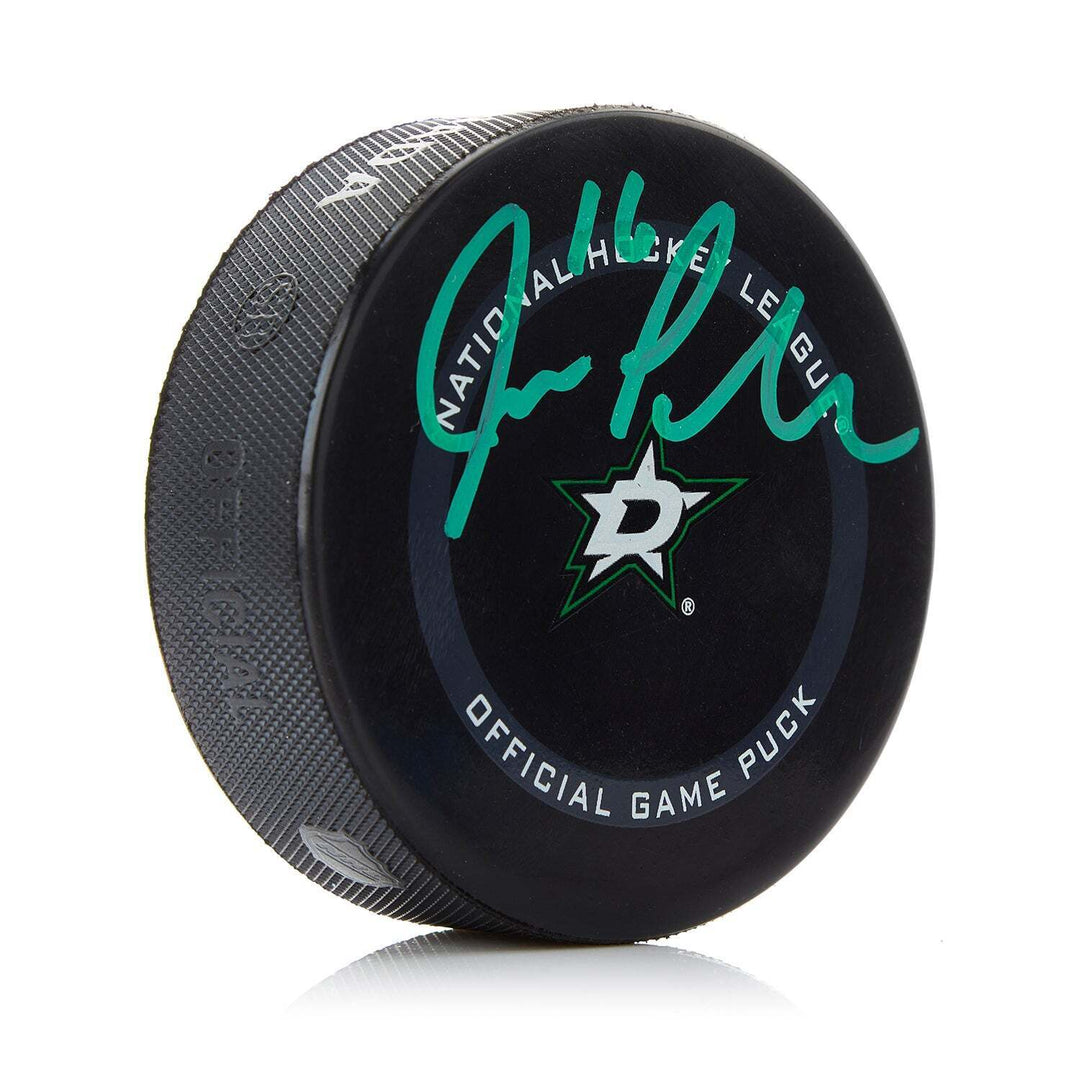 Joe Pavelski Autographed Dallas Stars Official Game Puck Image 1