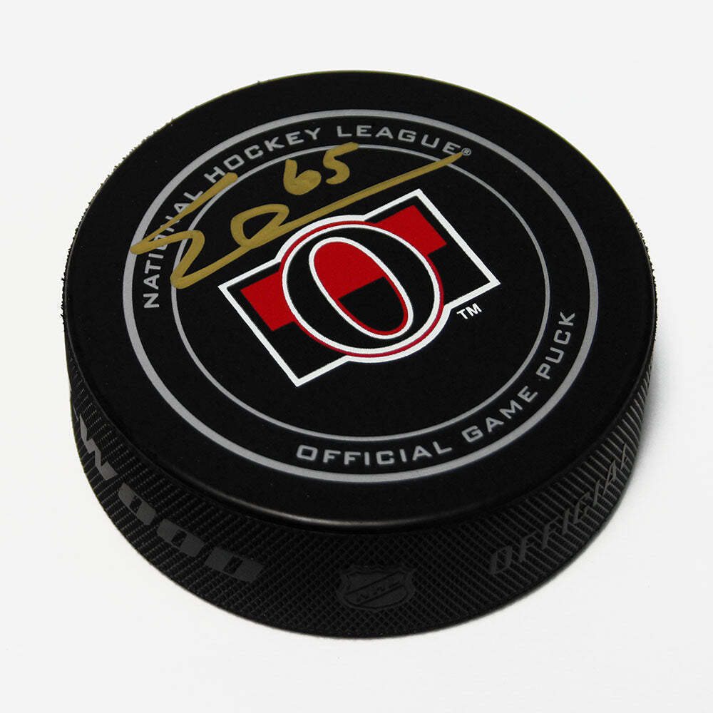 Erik Karlsson Ottawa Senators Signed Official Game Puck Image 1