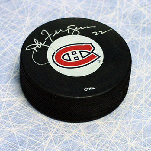 John Ferguson Montreal Canadiens Autographed Hockey Puck Image 1