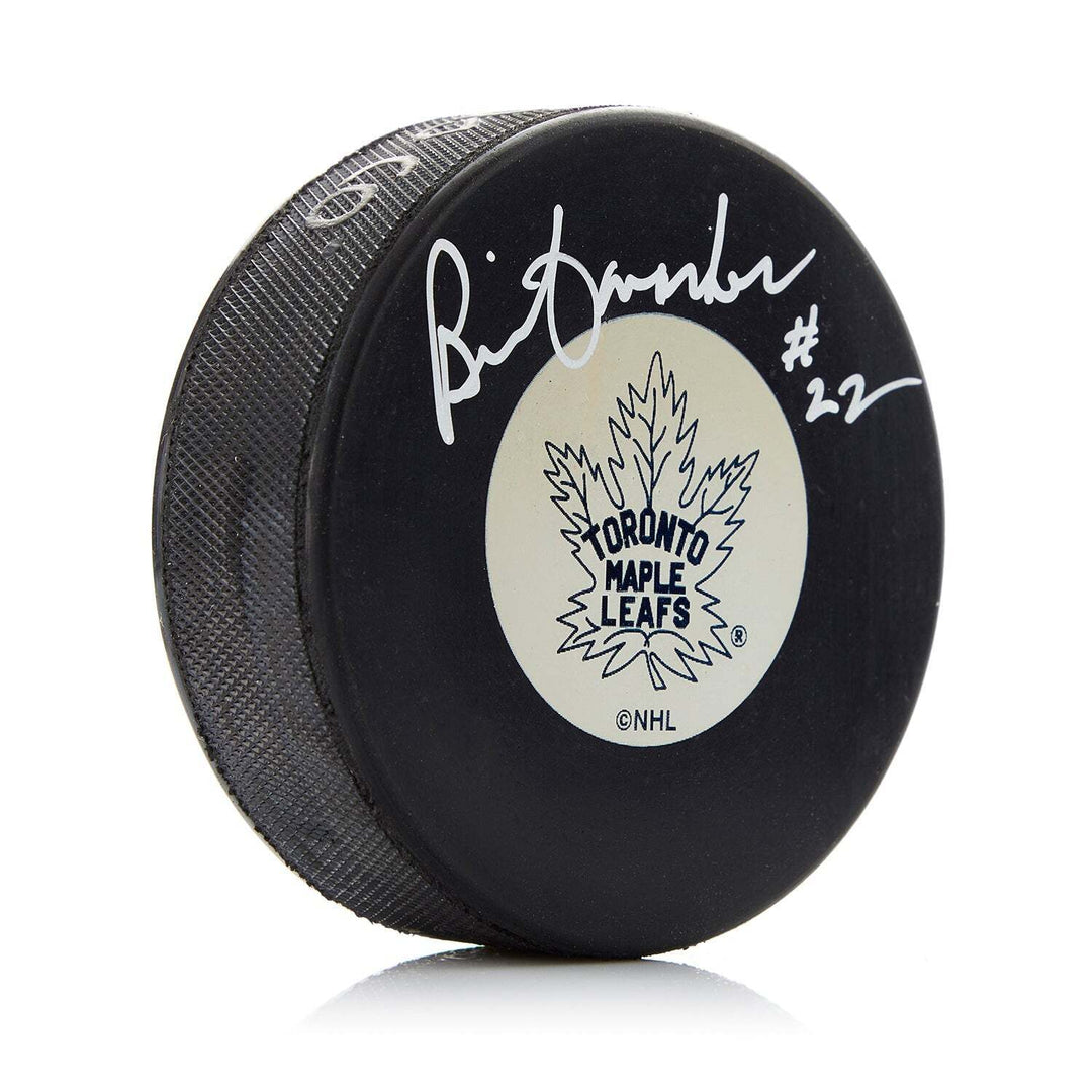 Brian Conacher Toronto Maple Leafs Autographed Hockey Puck Image 1