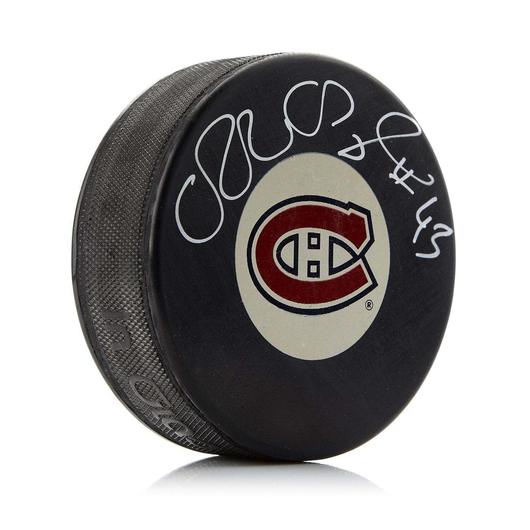 Patrice Brisebois Montreal Canadiens Autographed Hockey Puck Image 1