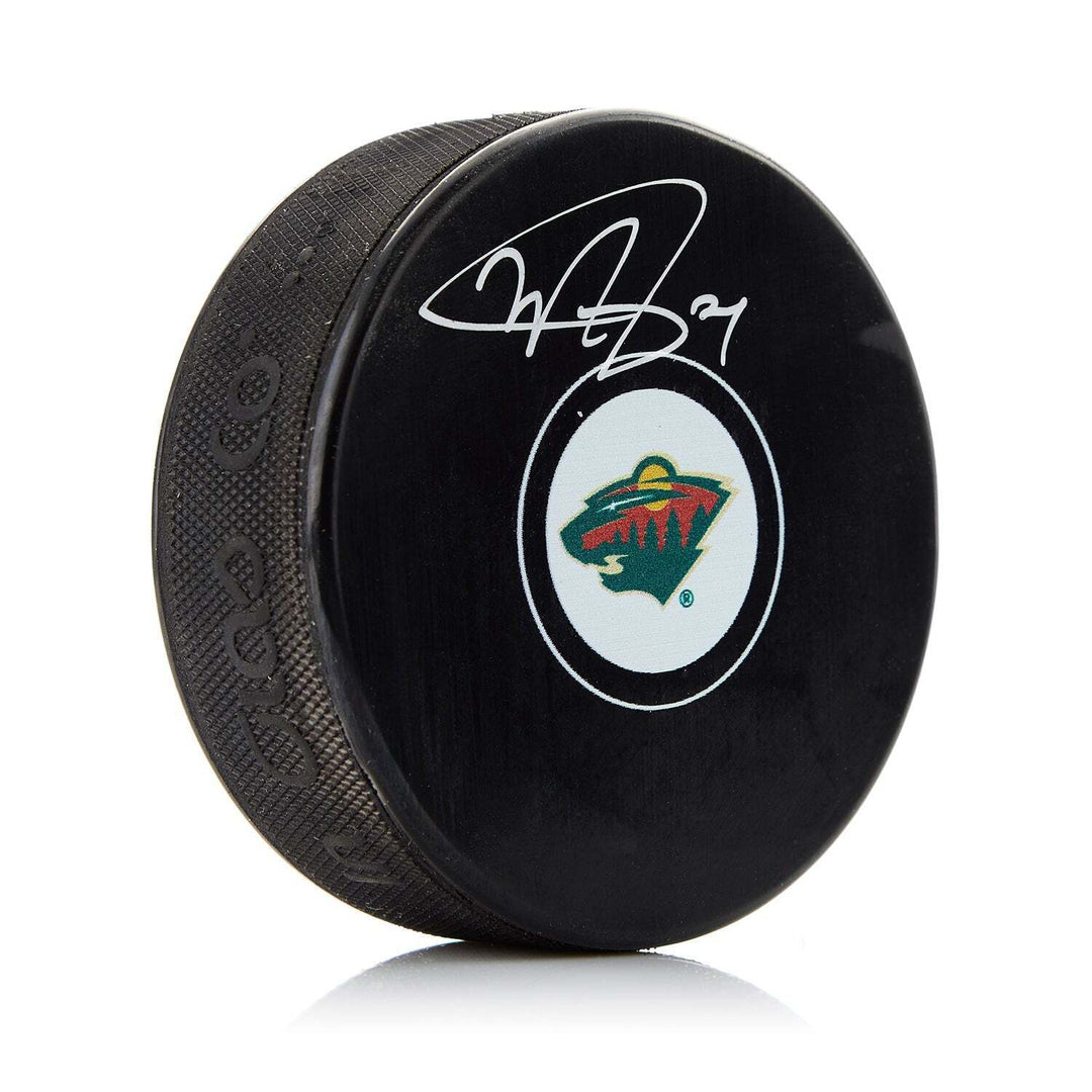 Matt Dumba Minnesota Wild Autographed Hockey Puck Image 1