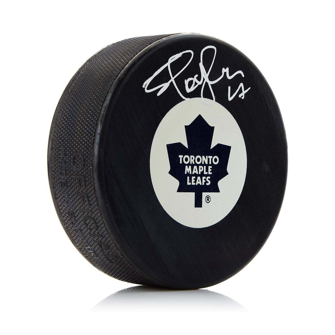 Shayne Corson Toronto Maple Leafs Autographed Hockey Puck Image 1