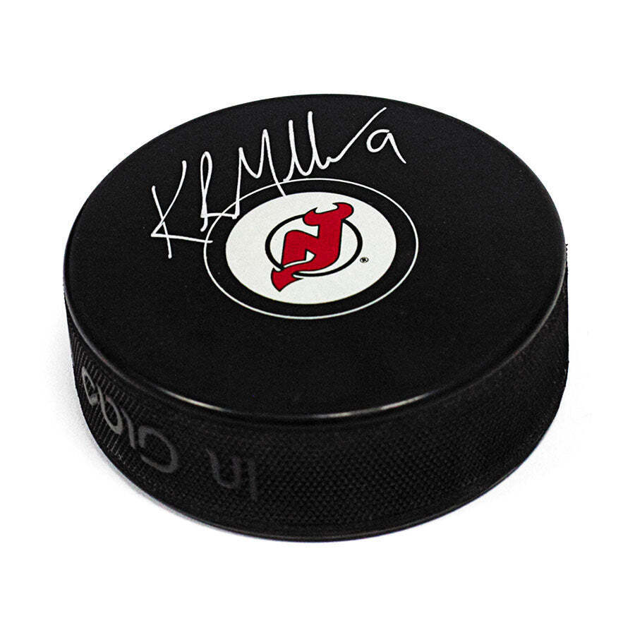 Kirk Muller New Jersey Devils Autographed Hockey Puck Image 1