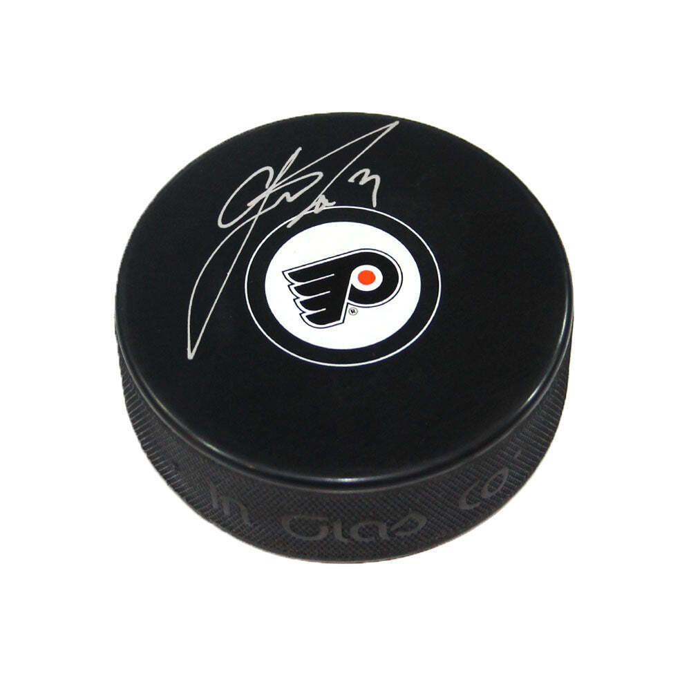 Radko Gudas Philadelphia Flyers Autographed Hockey Puck Image 1