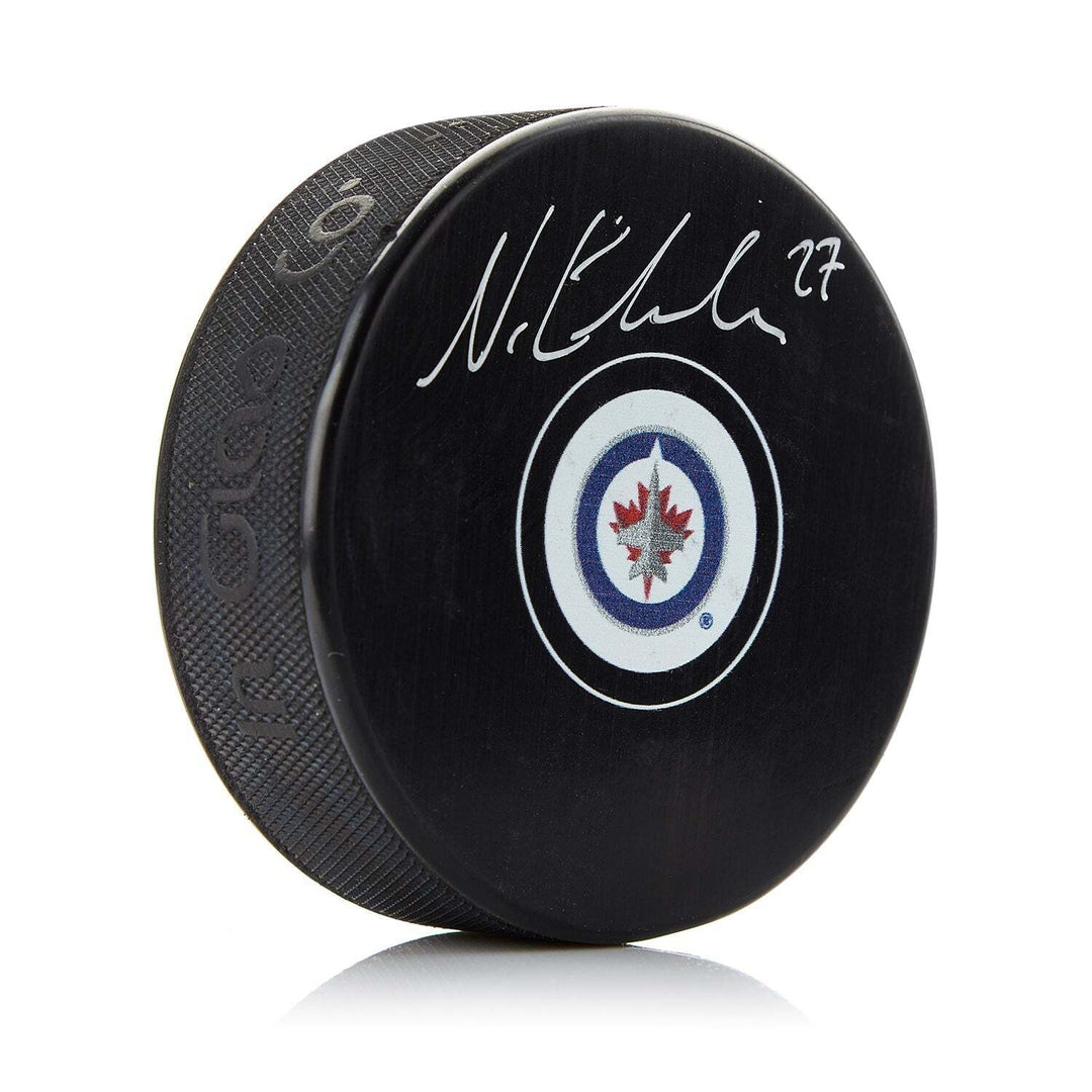 Nikolaj Ehlers Winnipeg Jets Autographed Hockey Puck Image 1