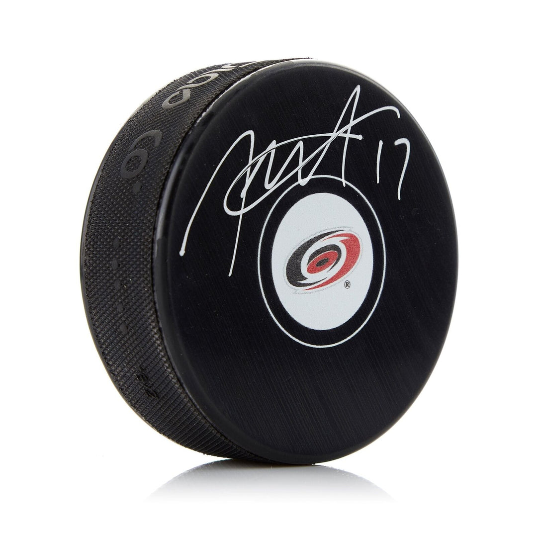 Rod Brind'Amour Carolina Hurricanes Autographed Hockey Puck Image 1