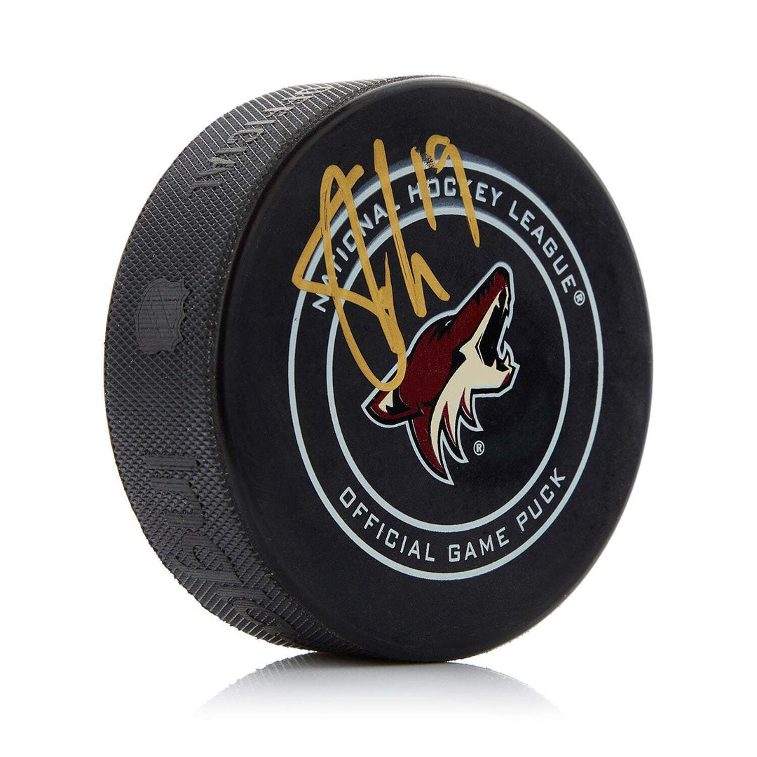 Shane Doan Arizona Coyotes Autographed Official Game Puck Image 1