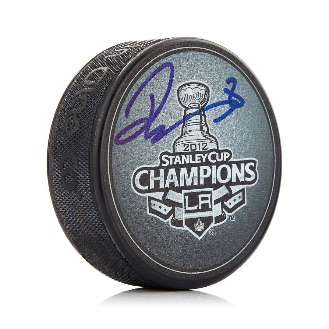 Drew Doughty Los Angeles Kings Autographed 2012 Stanley Cup Puck Image 1