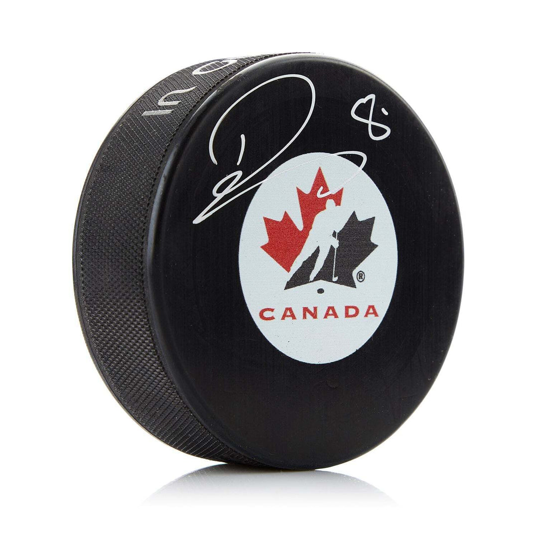 Drew Doughty Team Canada Autographed Olympic Hockey Puck Image 1