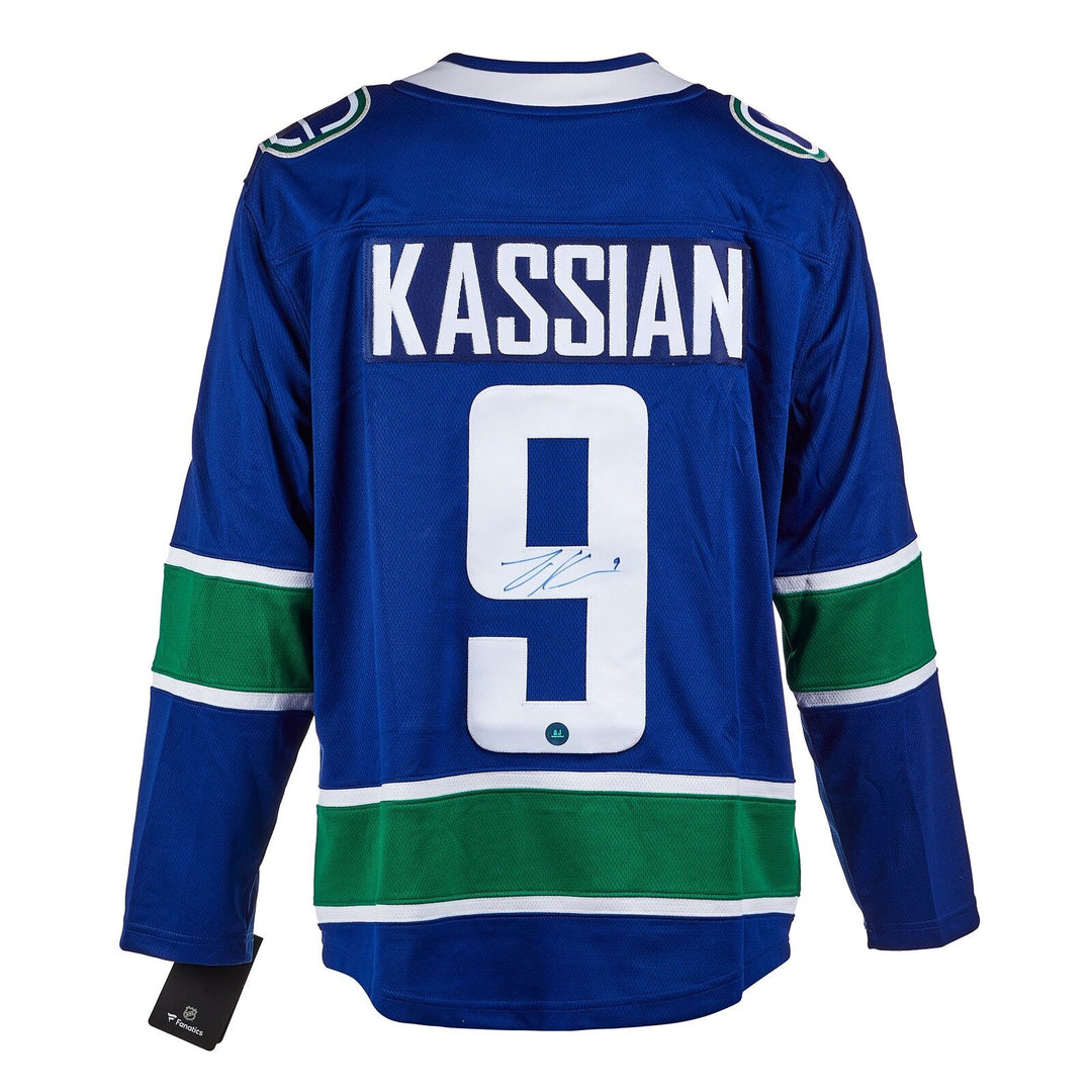 Zack Kassian Vancouver Canucks Autographed Fanatics Jersey Image 1