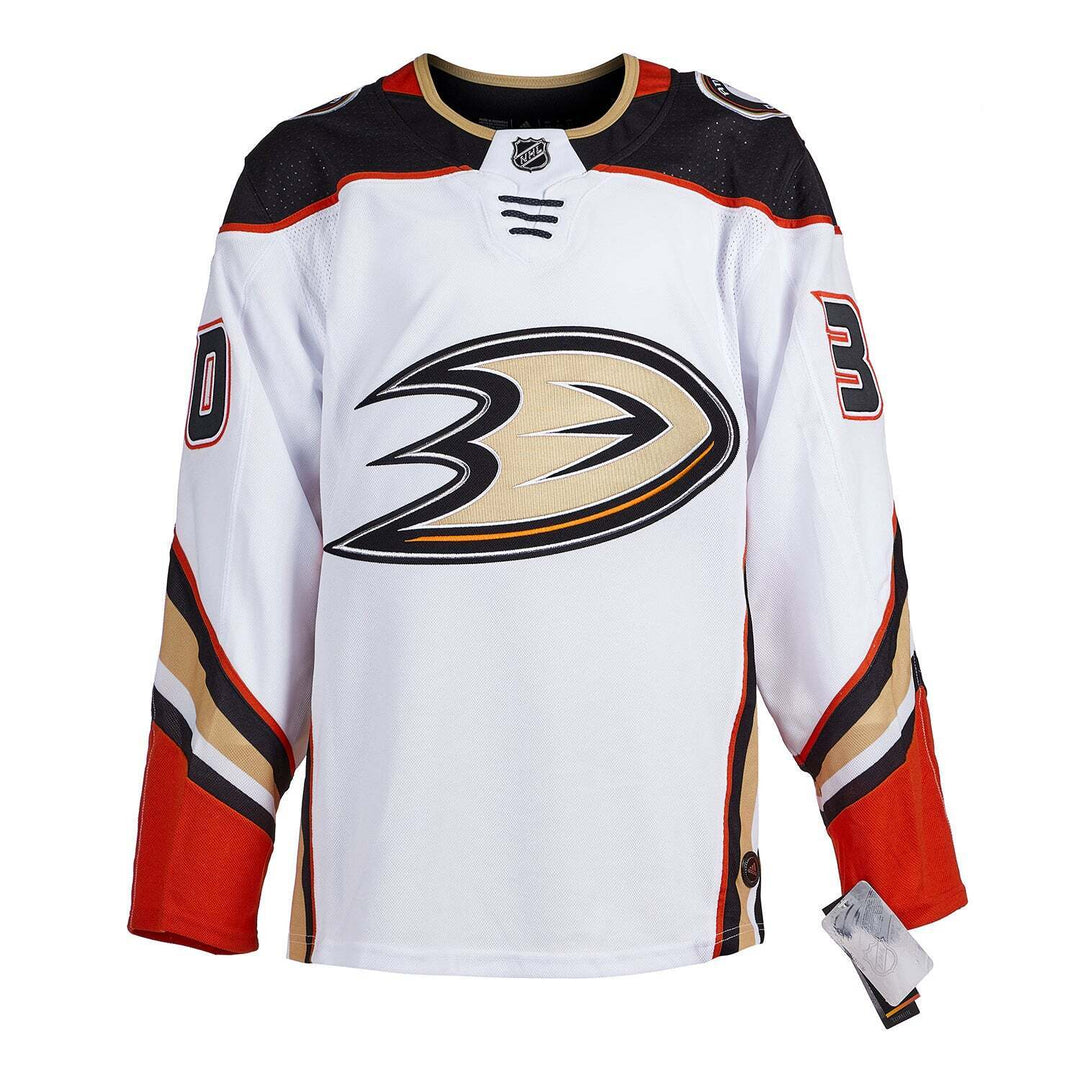 Ryan Miller Anaheim Ducks Signed & Dated Last Game Adidas Jersey #/30 Image 2