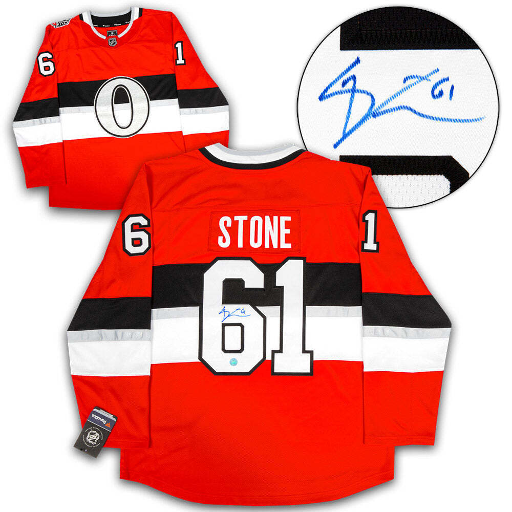 Mark Stone Ottawa Senators Signed NHL 100 Classic Fanatics Jersey Image 1