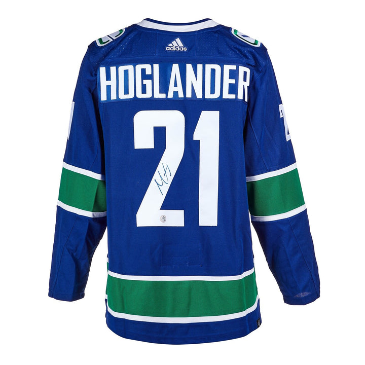 Nils Hoglander Vancouver Canucks Autographed Adidas Jersey Image 1
