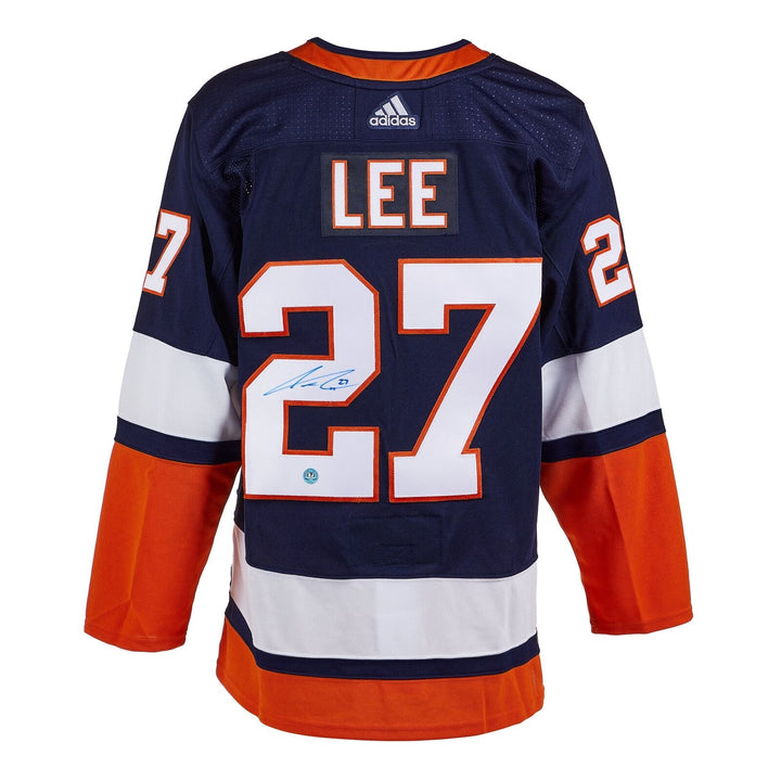 Anders Lee New York Islanders Signed Reverse Retro Adidas Jersey Image 1