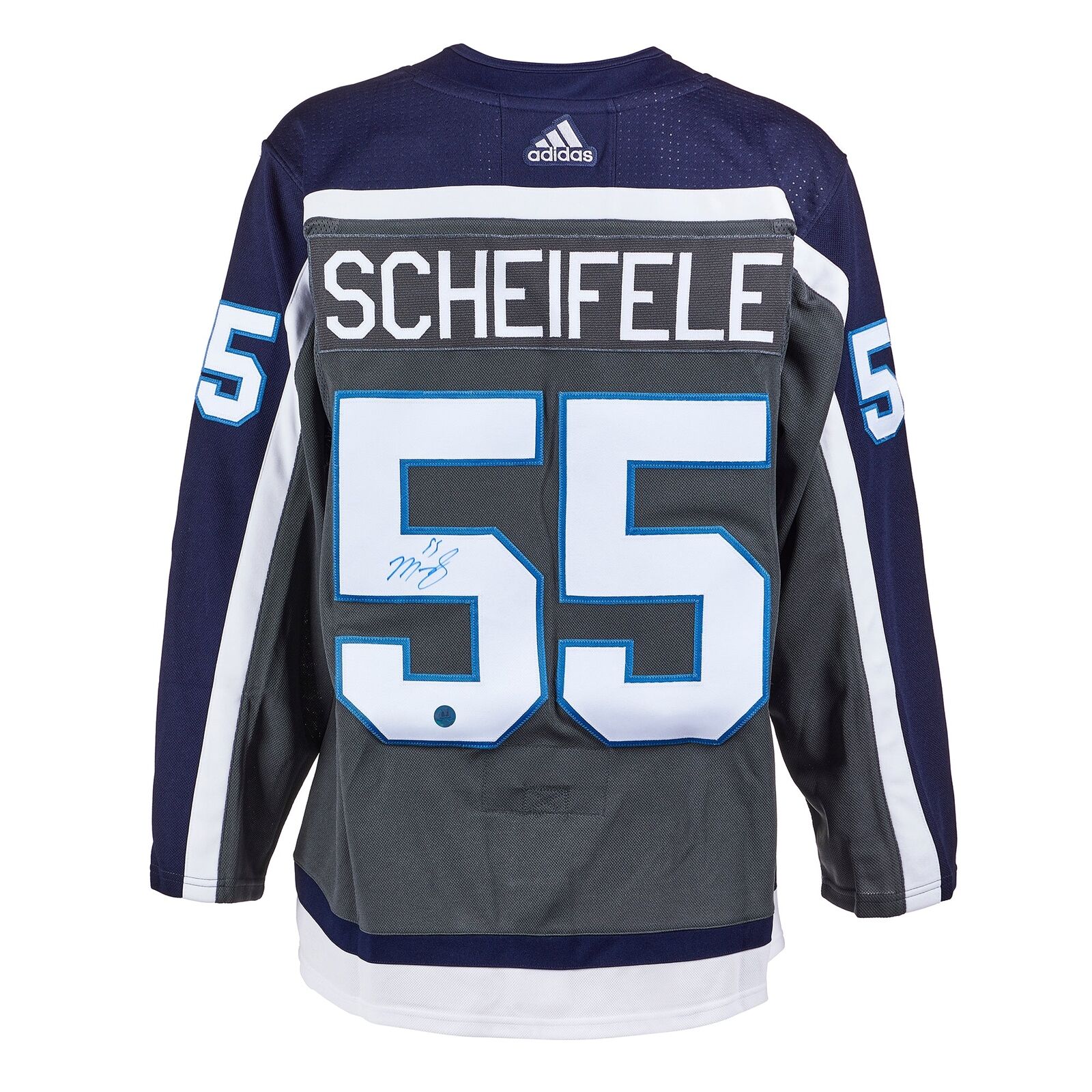Mark Scheifele Signed Winnipeg Jets Reverse Retro 22 Adidas Jersey