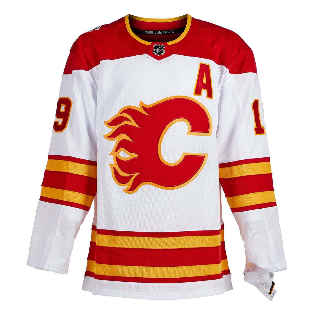 Matthew Tkachuk Calgary Flames Signed 2019 Heritage Classic Adidas Jersey Image 2