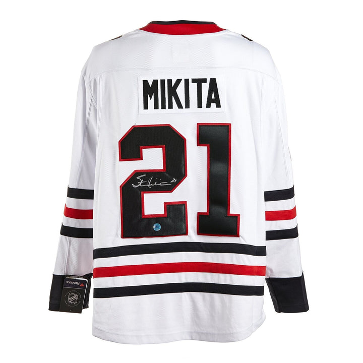 Stan Mikita Chicago Blackhawks Signed White Fanatics Jersey Image 1